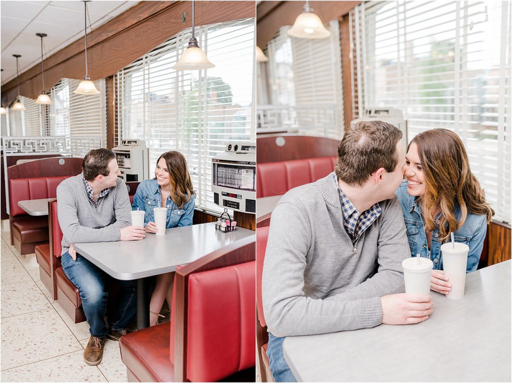 Diner Engagement Pictures