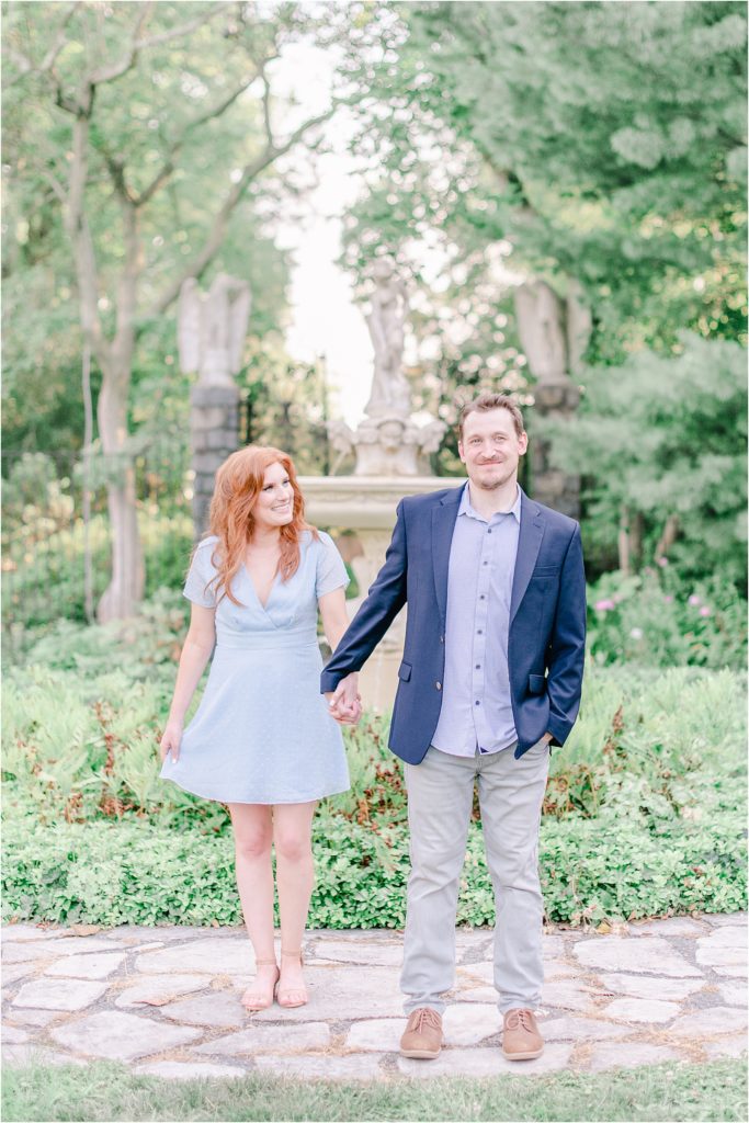 Garden engagement sessions near me