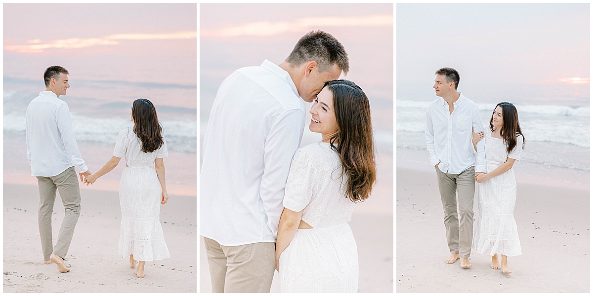 Beach engagement photos by Morgan Taylor Artistry