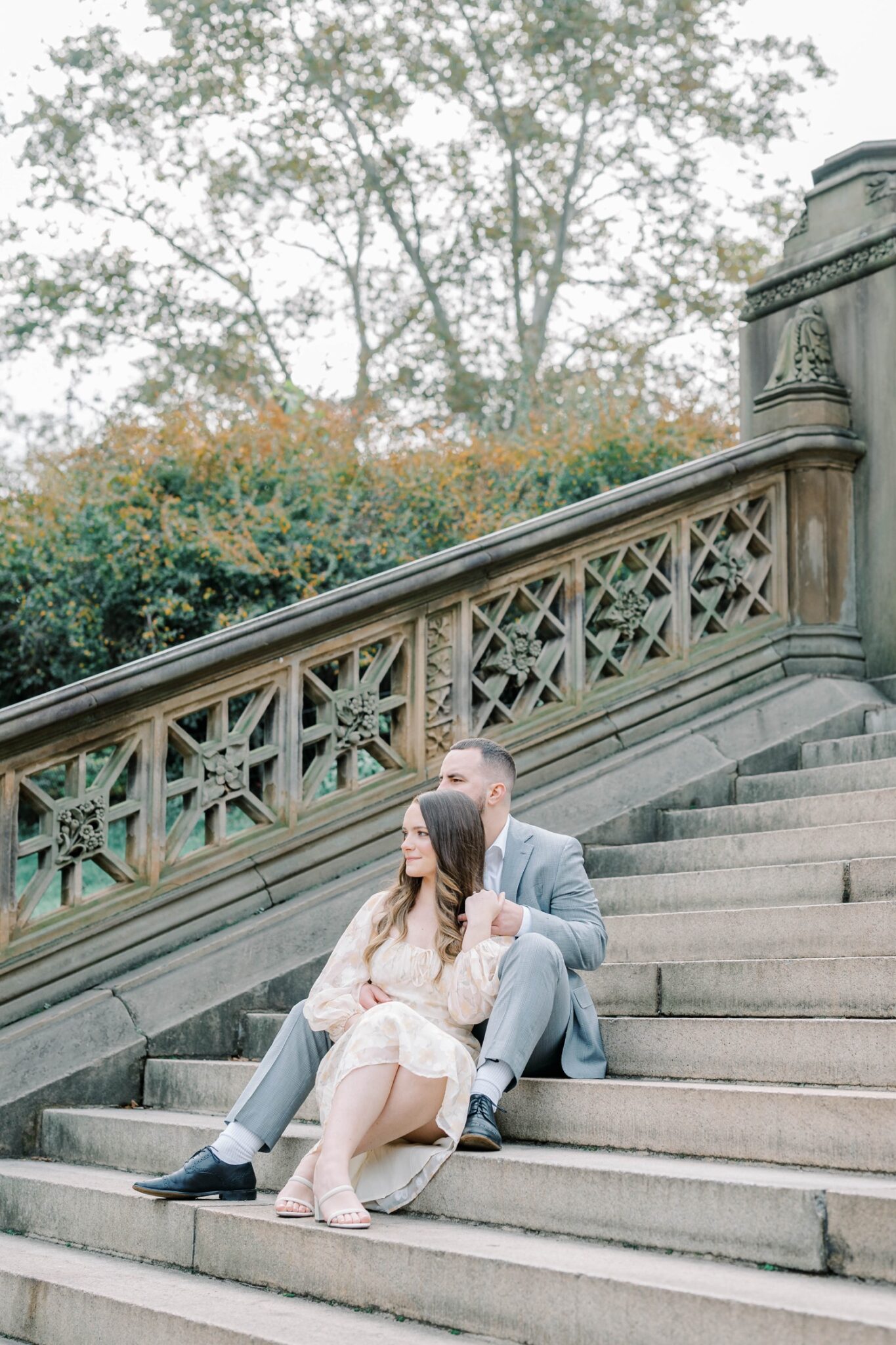 Fall New York City Engagement in Central Park | Emily + Gio