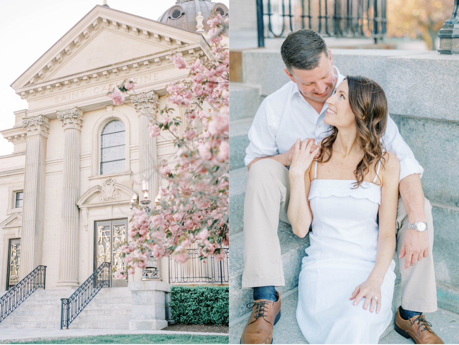 Downtown Spring Lake Engagement