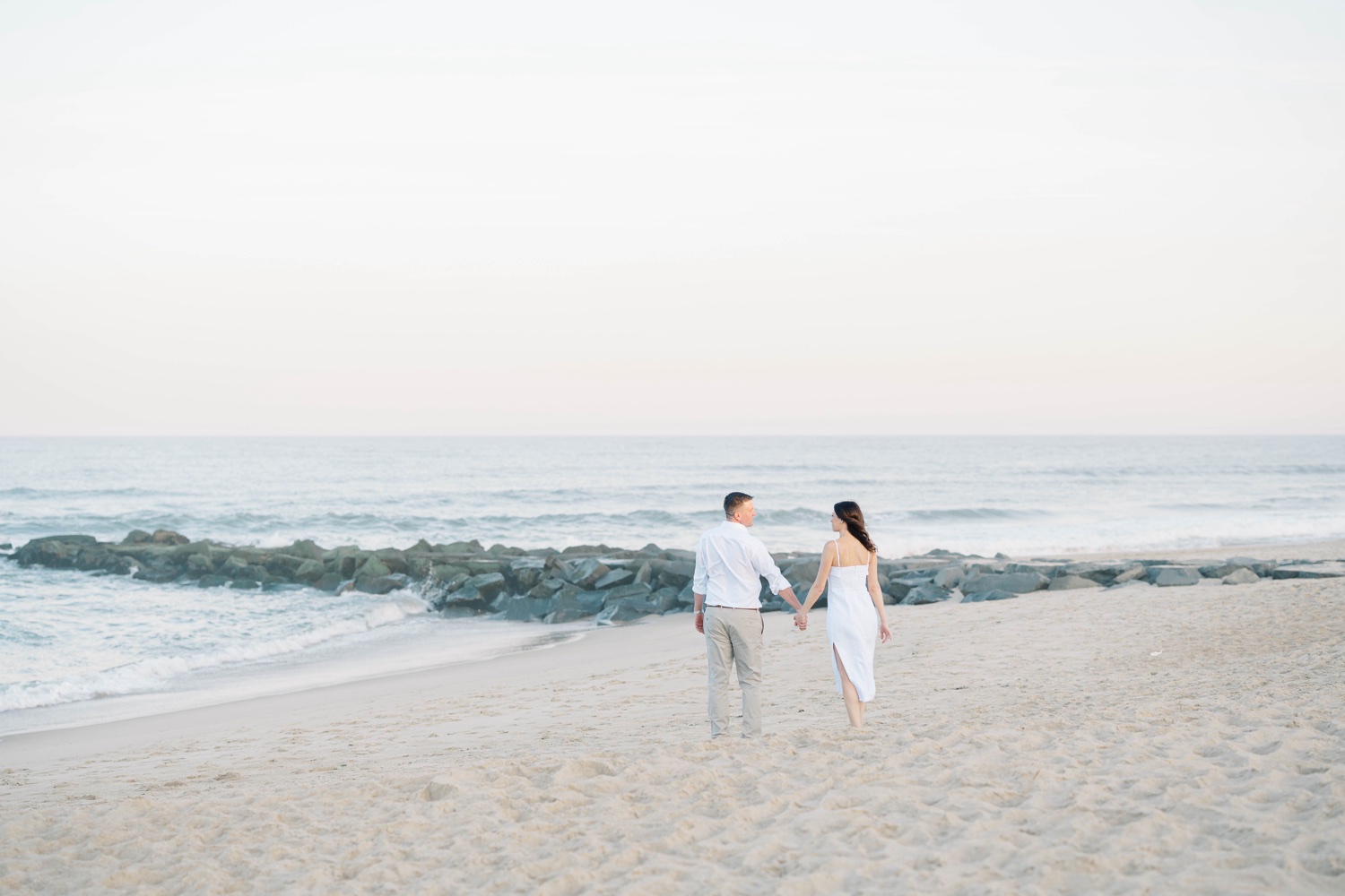 Spring Beach Engagement