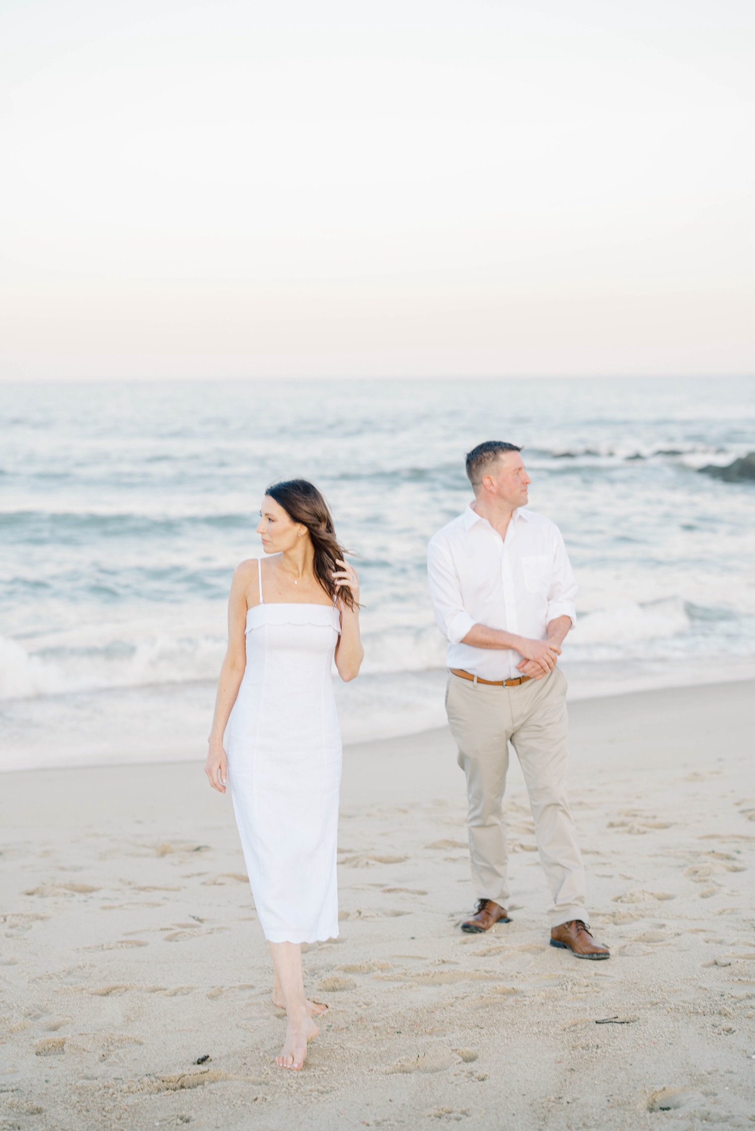 Spring Beach Engagement