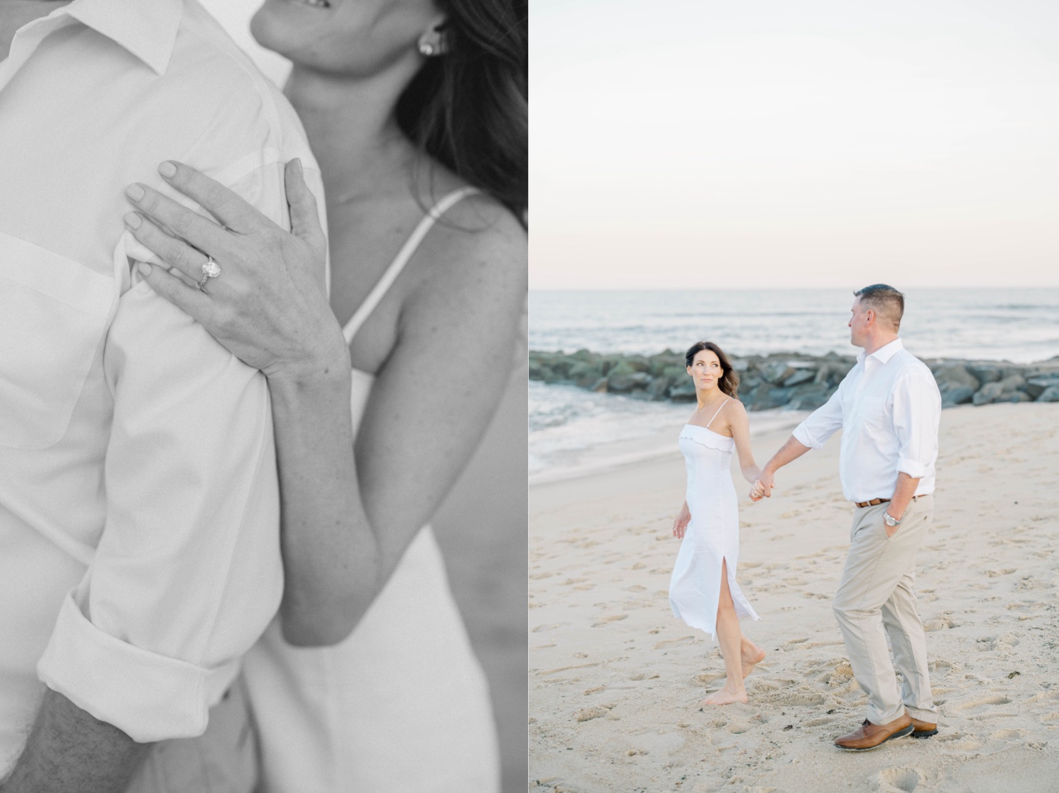 Spring Beach Engagement