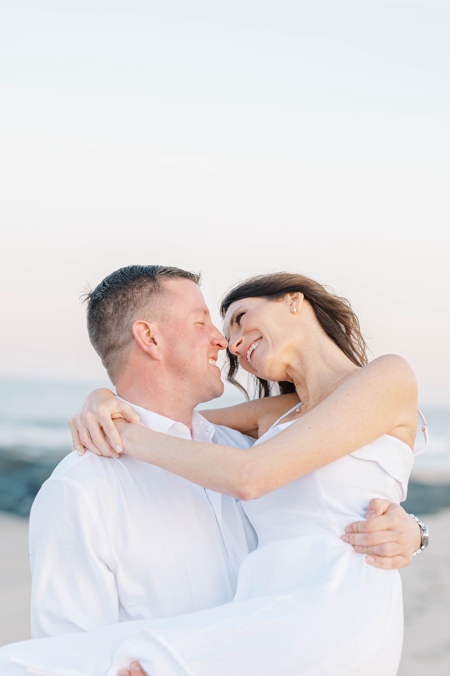 Spring Beach Engagement