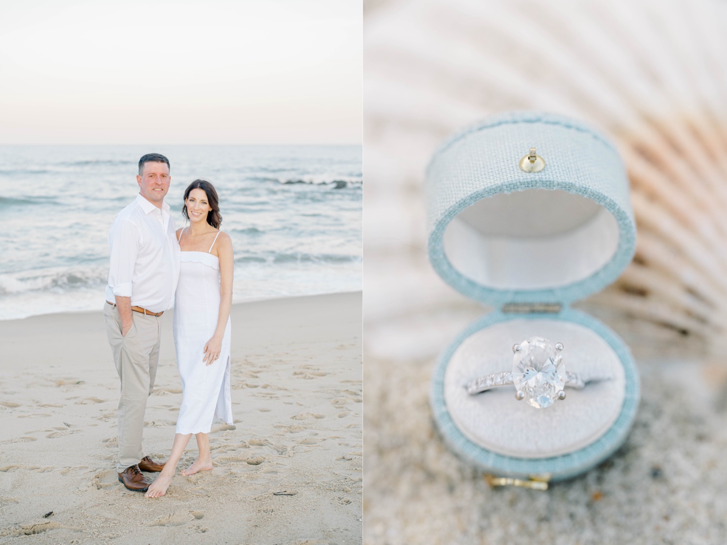 Spring Beach Engagement