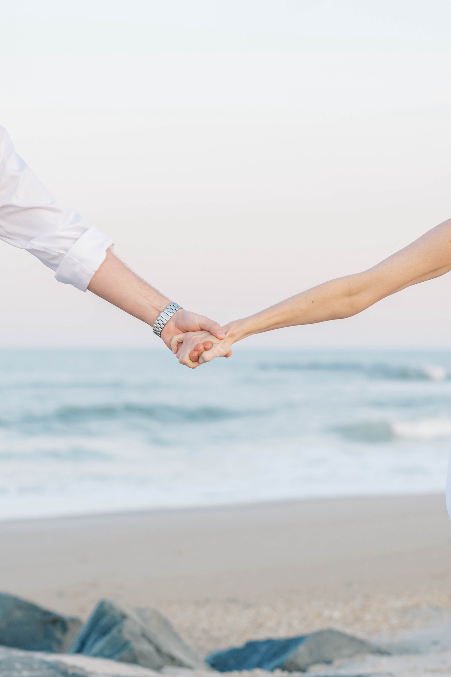 Spring Beach Engagement