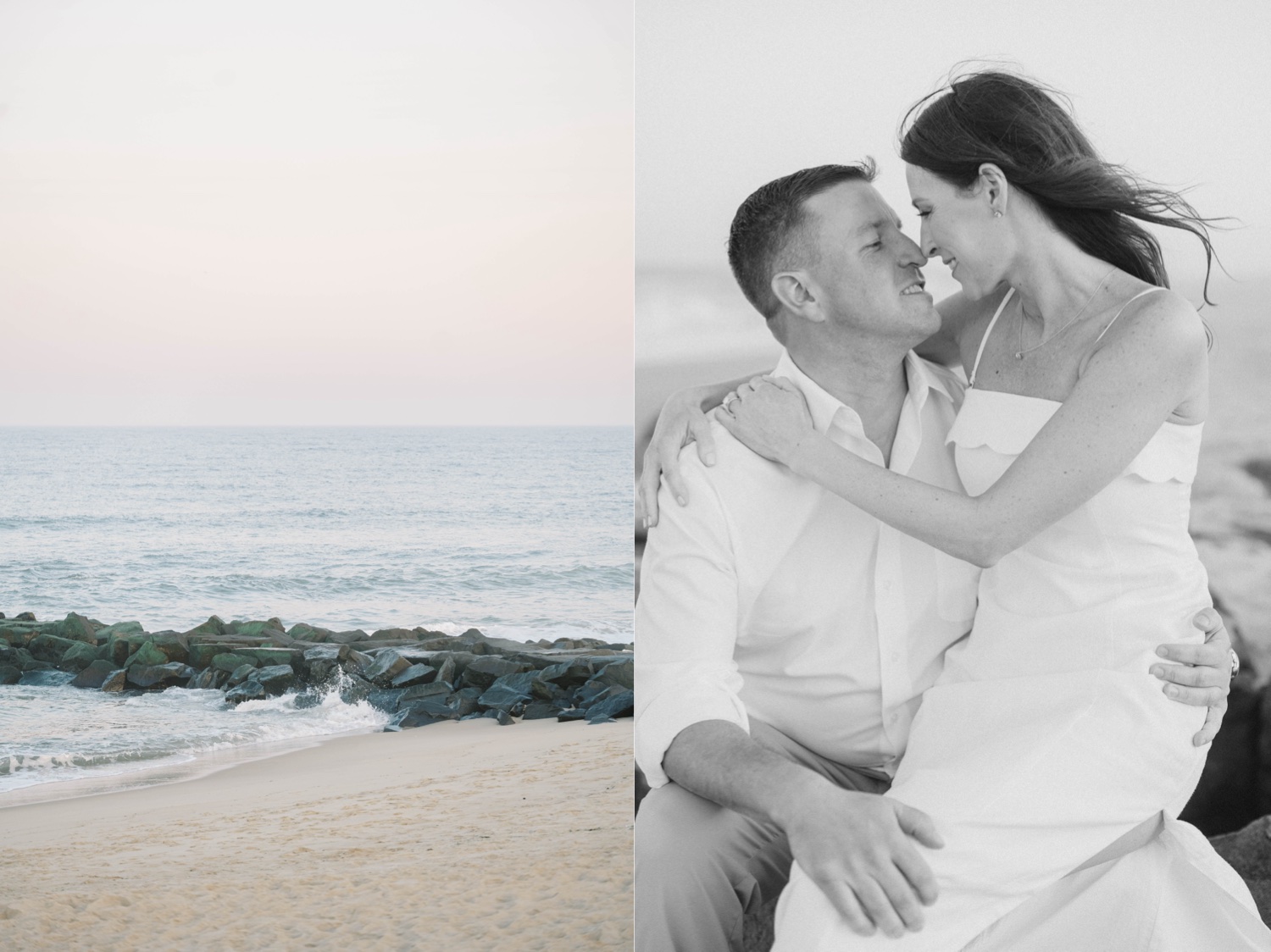 Spring Beach Engagement