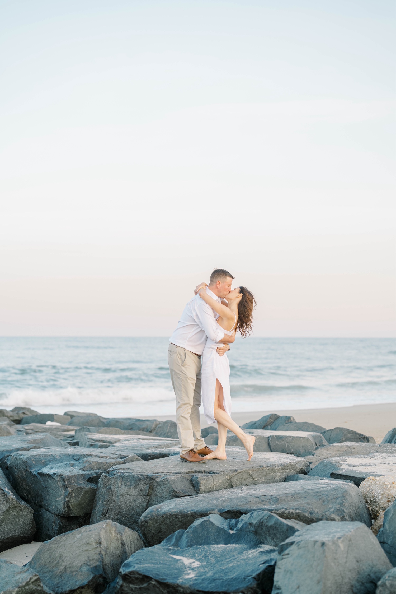 Spring Beach Engagement