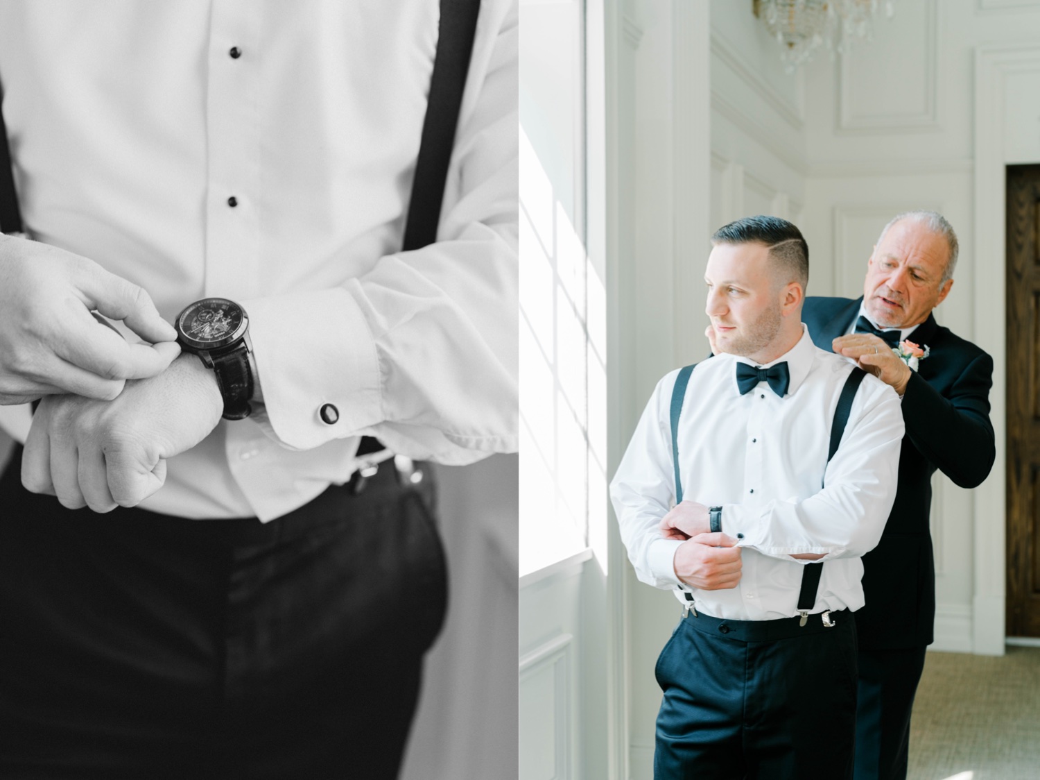 Groom Getting Ready at The Estate at Florentine Gardens