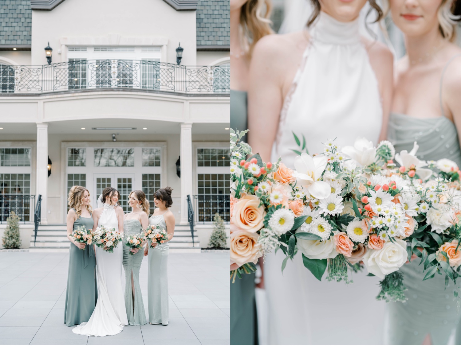 Spring Wedding Portraits at The Estate at Florentine Gardens