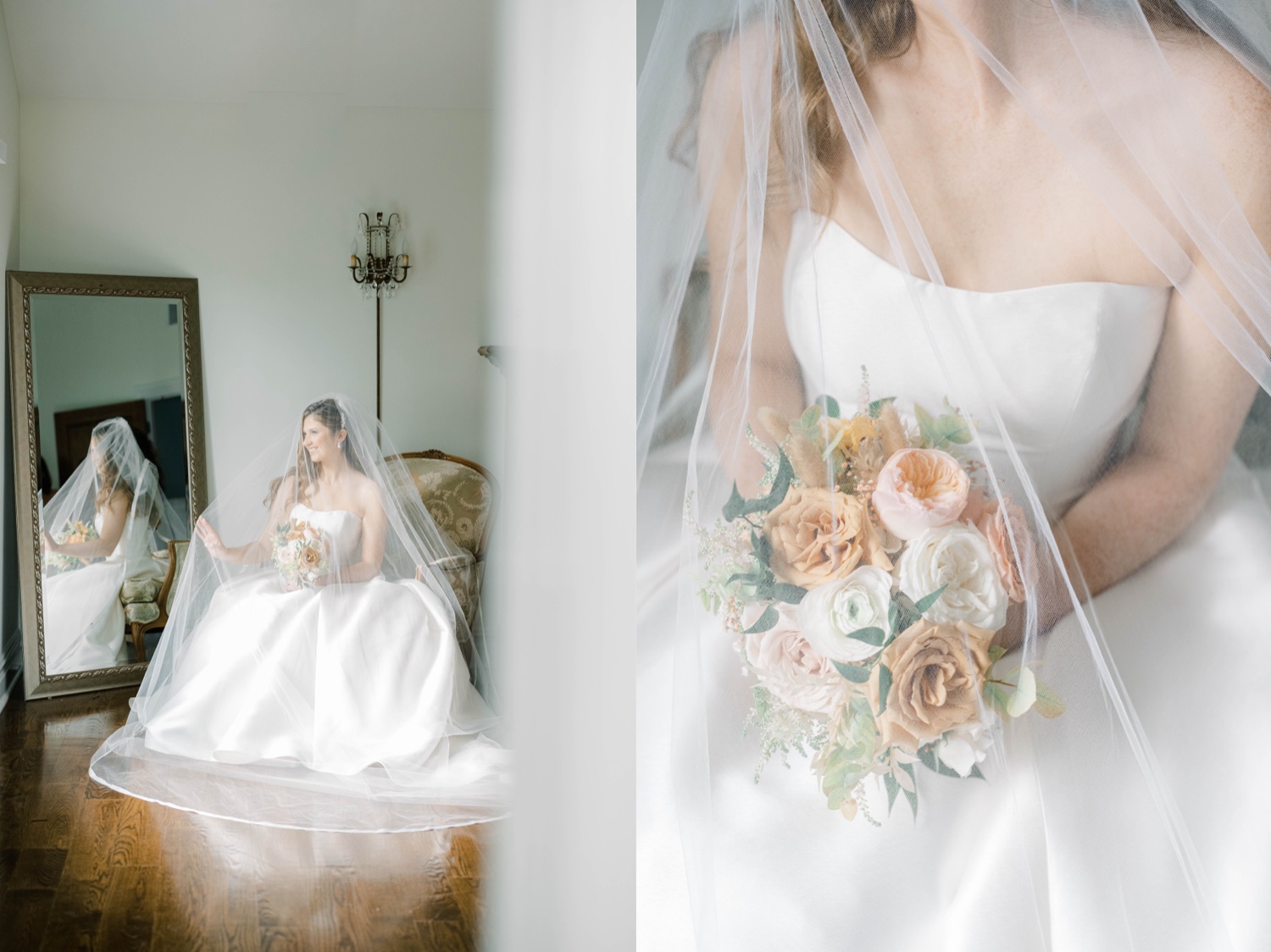 Bride Getting Ready at The Mill at Lakeside Manor in Spring Lake, NJ