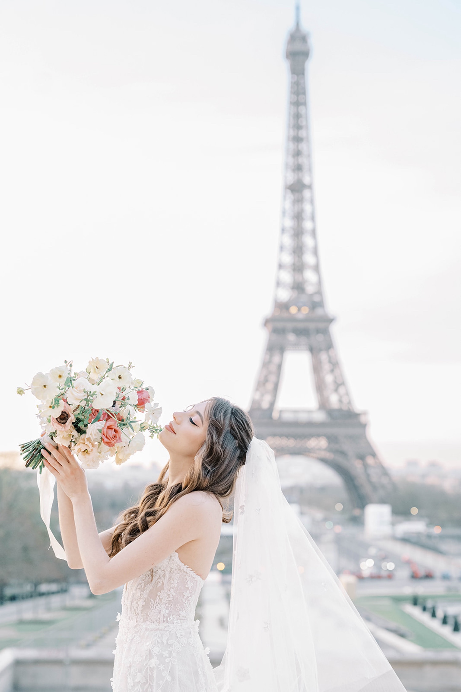 Springtime Destination Editorial Paris Wedding