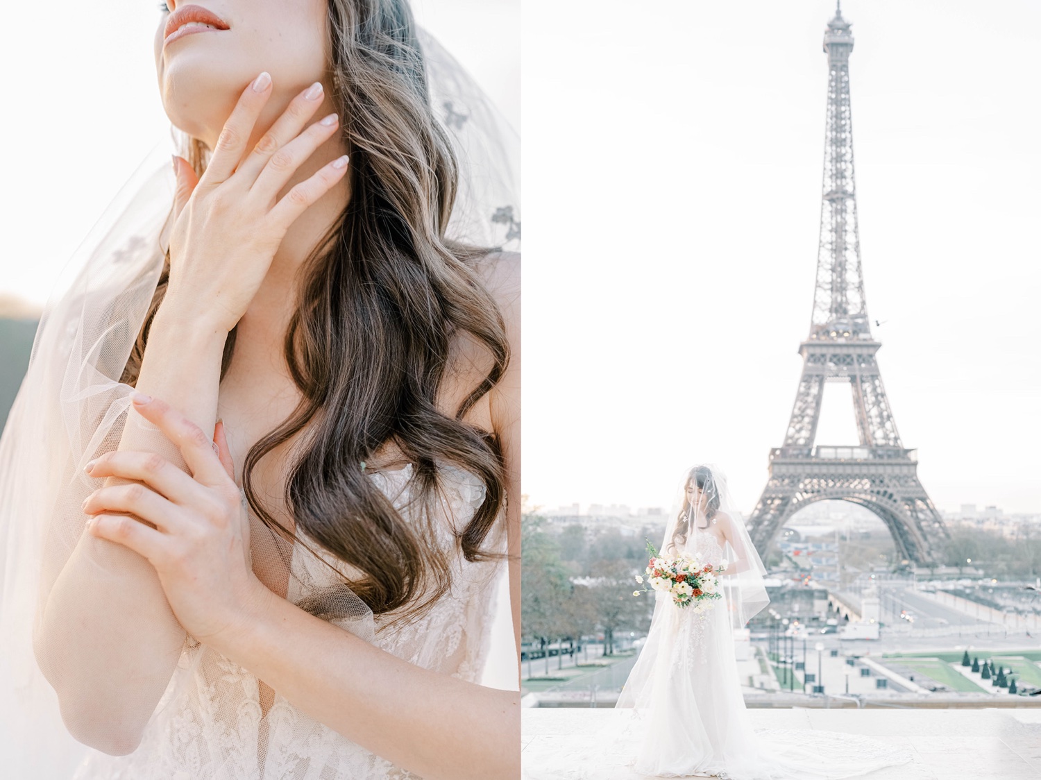 Springtime Destination Editorial Paris Wedding