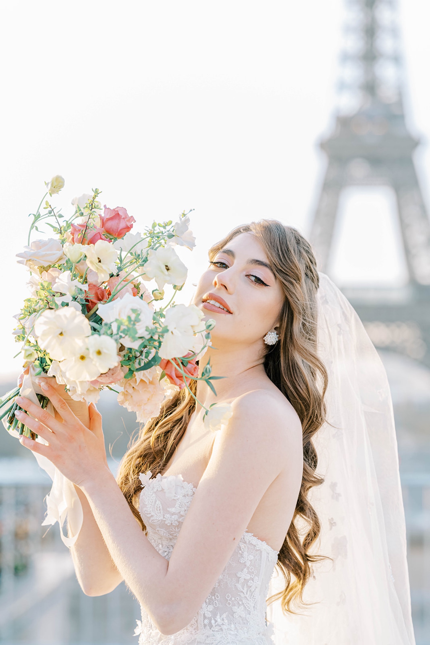 Springtime Destination Editorial Paris Wedding