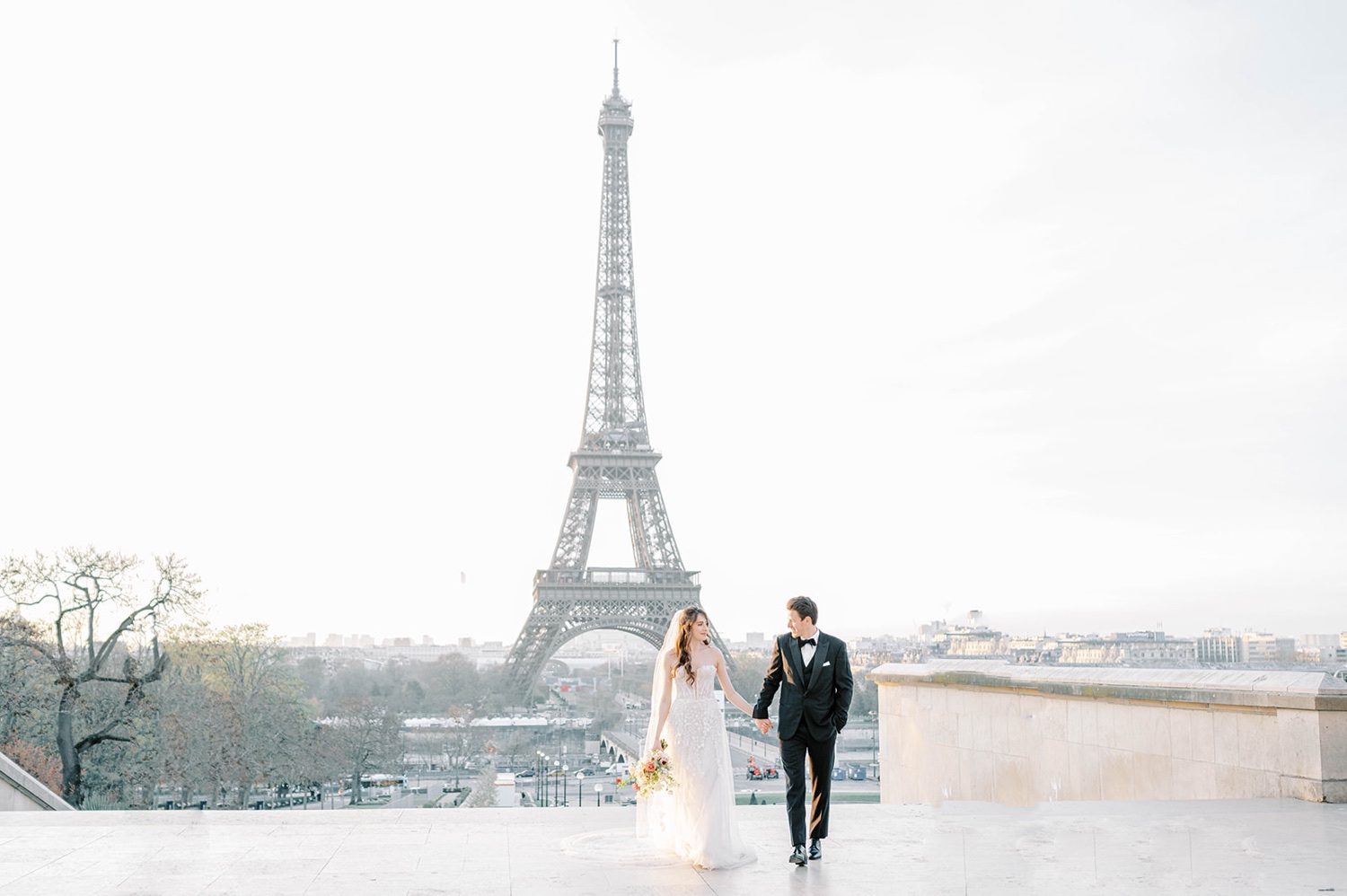 Springtime Destination Editorial Paris Wedding