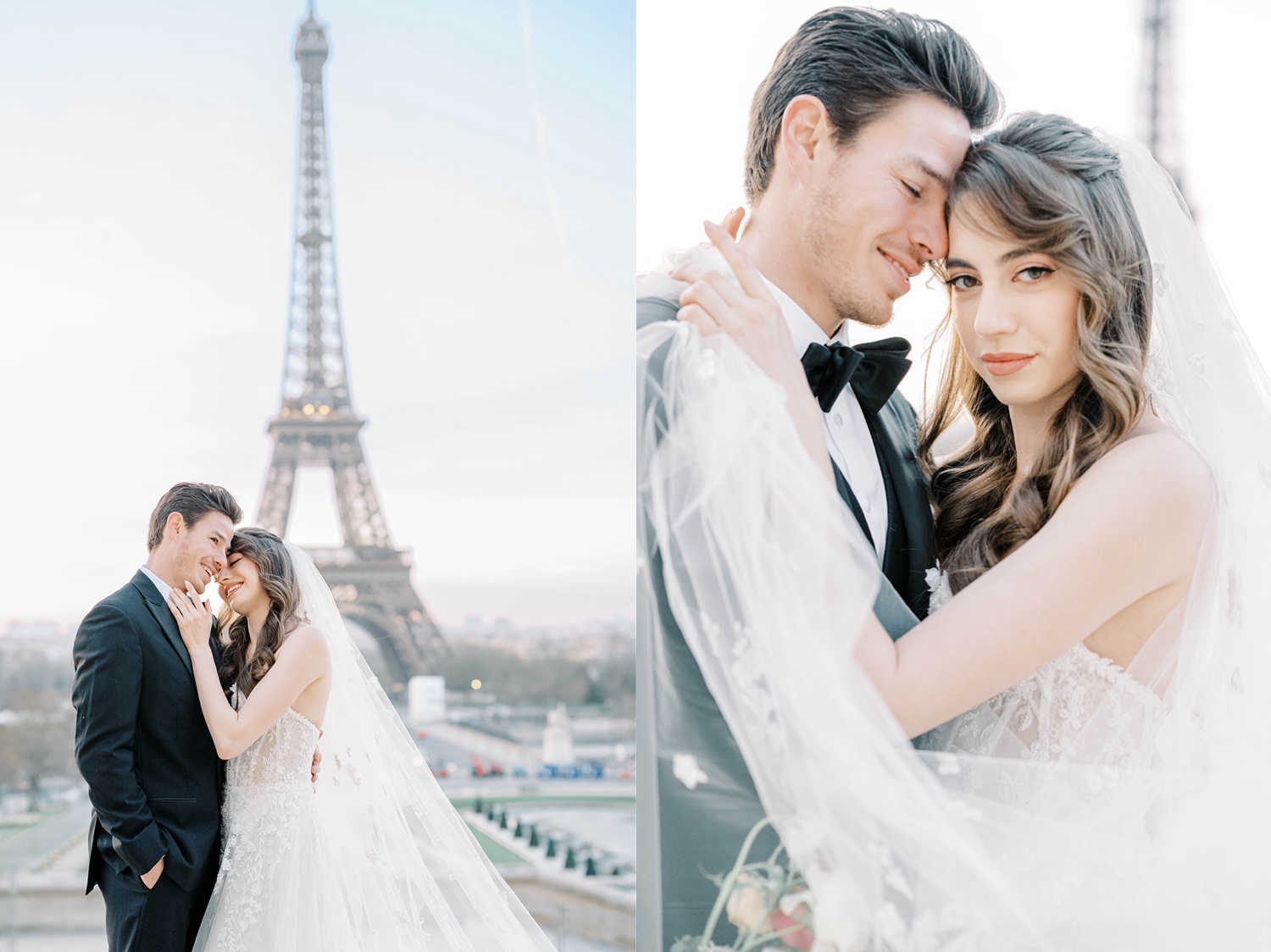 Springtime Destination Editorial Paris Wedding