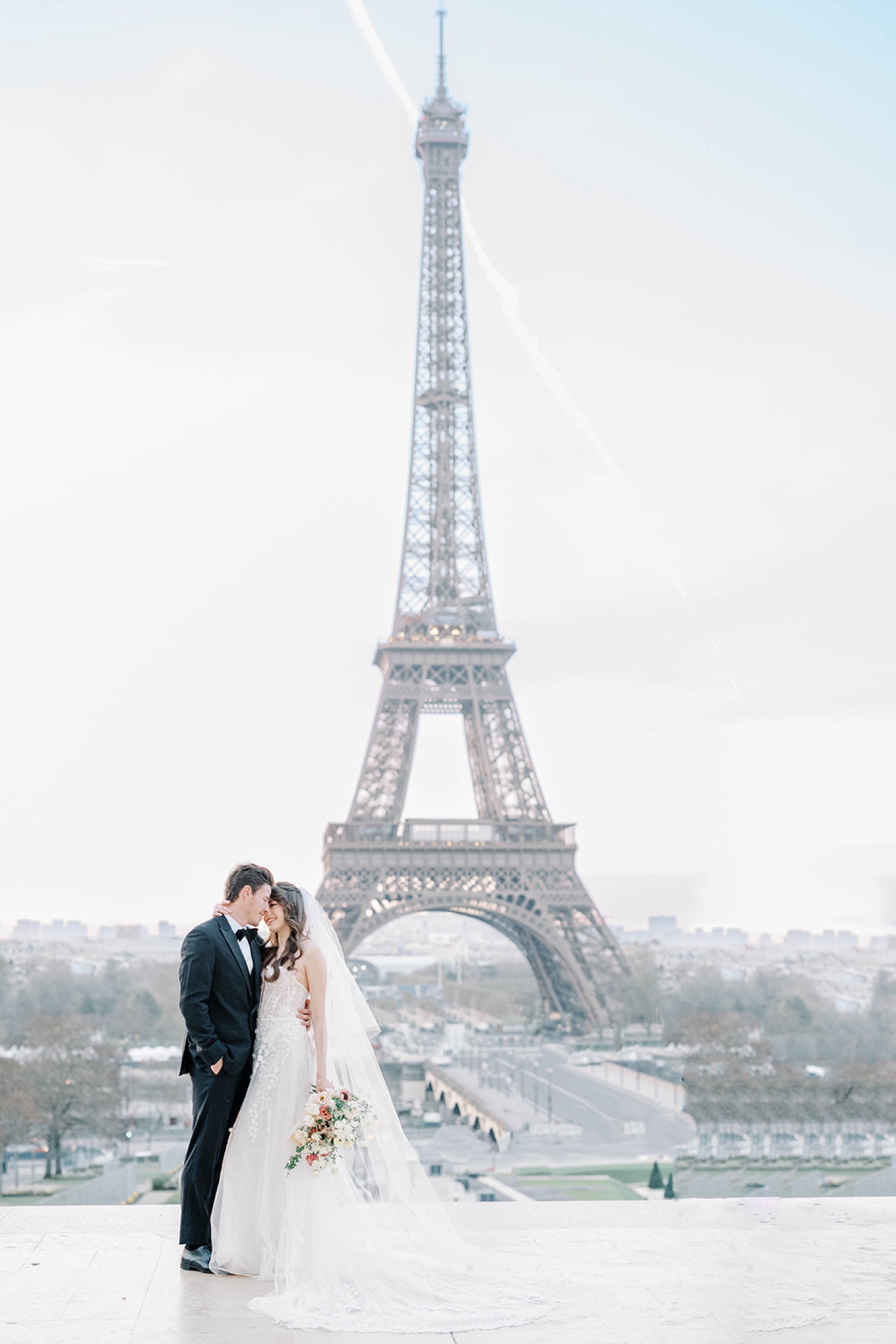 Springtime Destination Editorial Paris Wedding