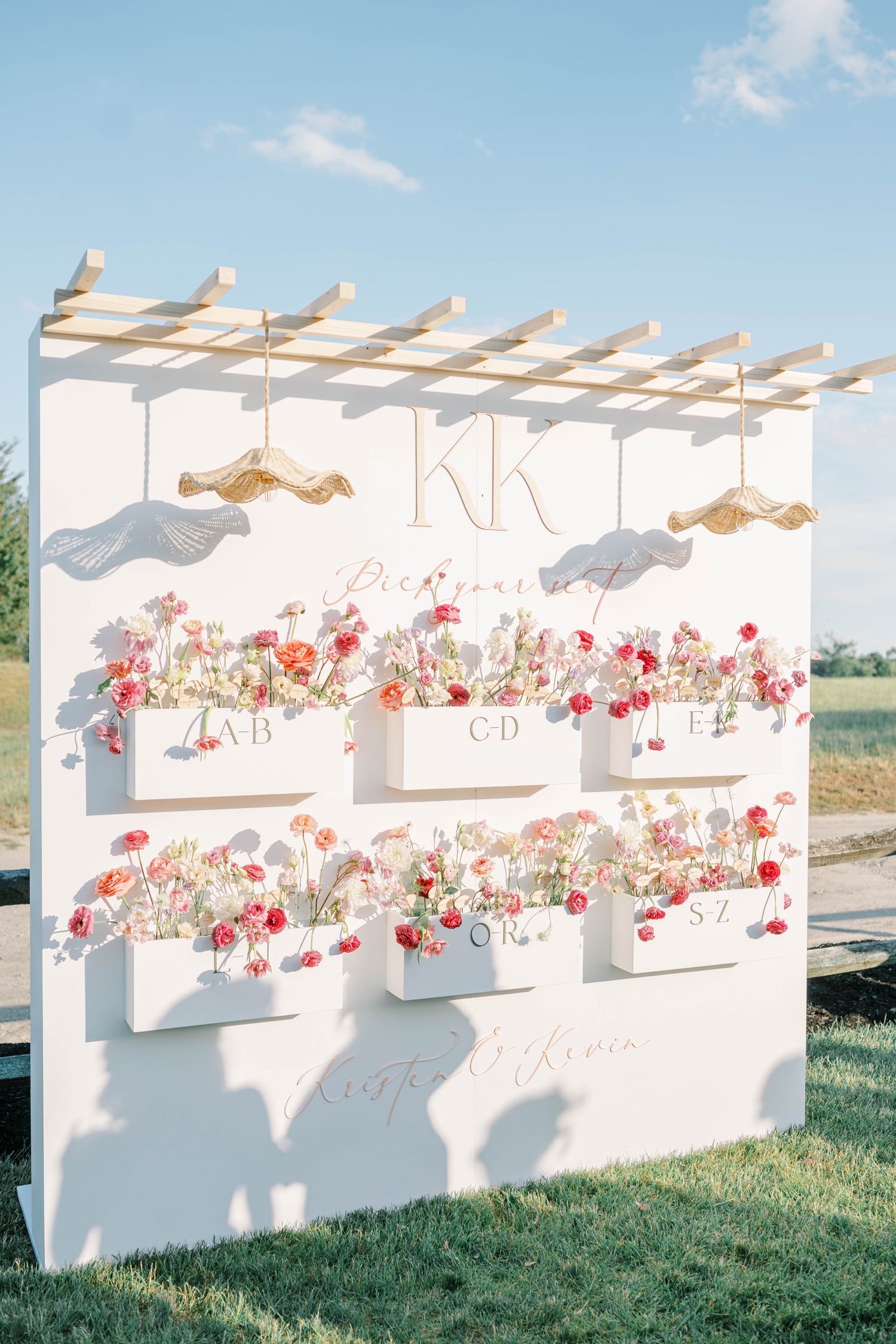 Spring Wedding Reception Decor