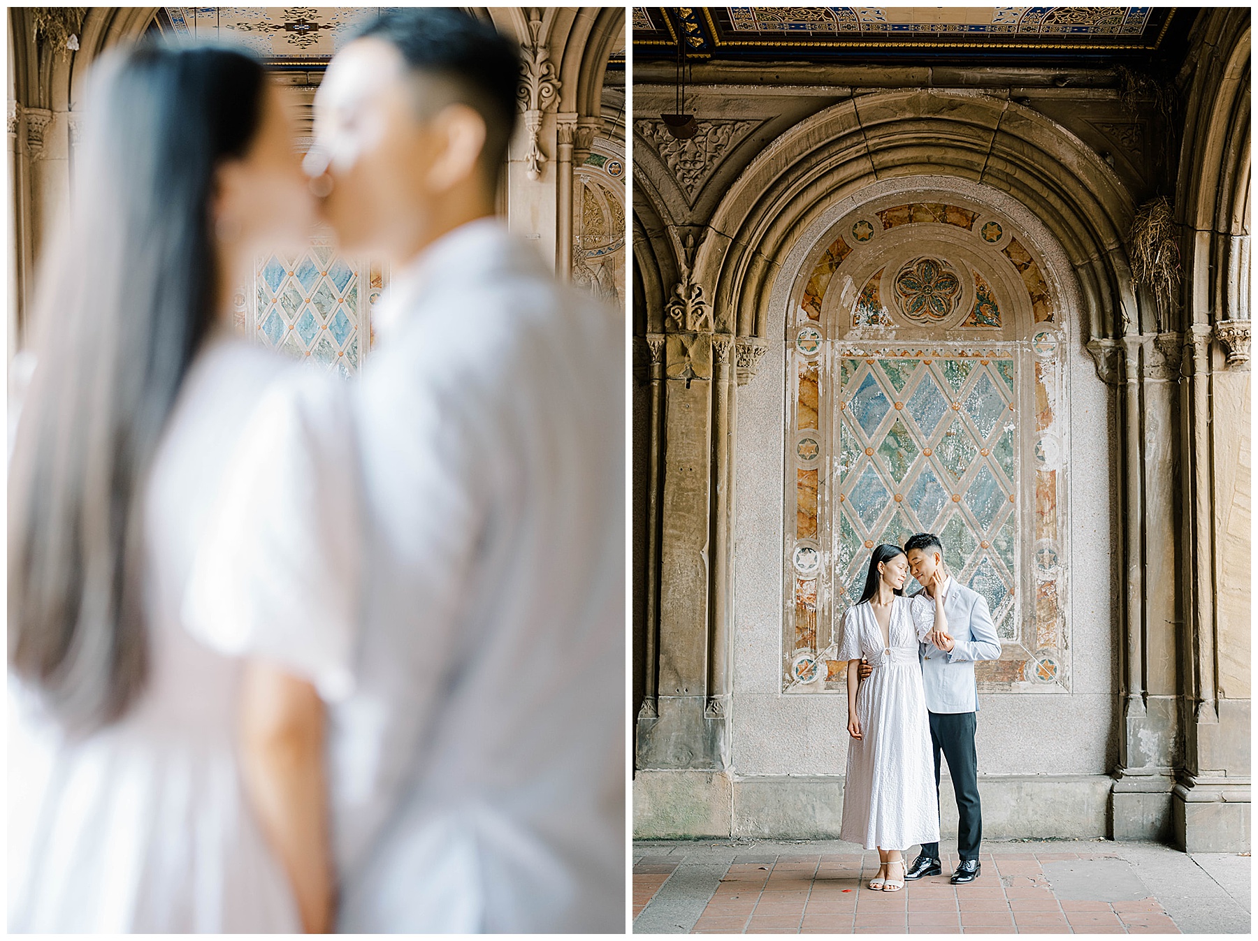 Bethesda Fountain Engagement Photos