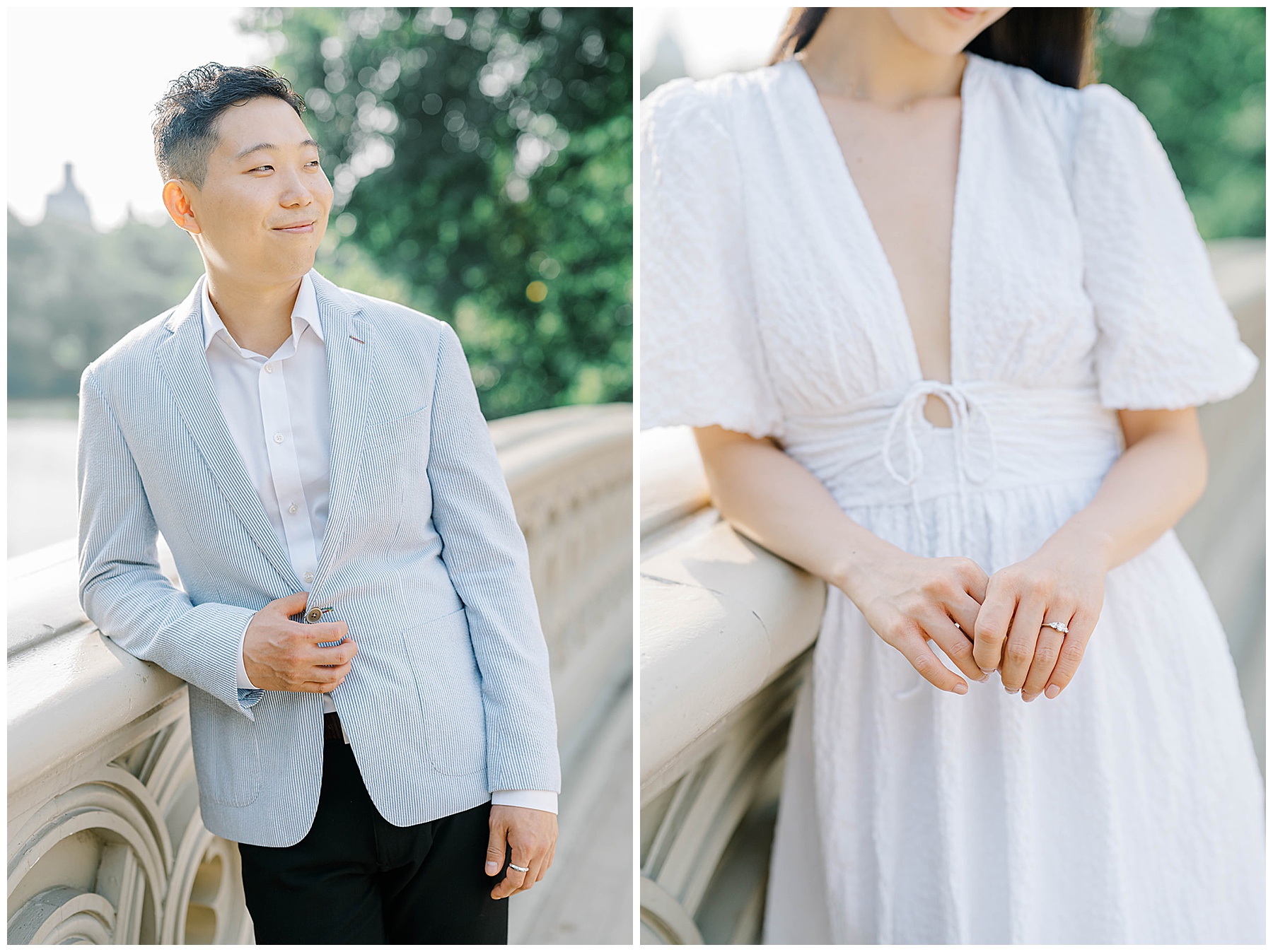 Bow Bridge Engagement Session