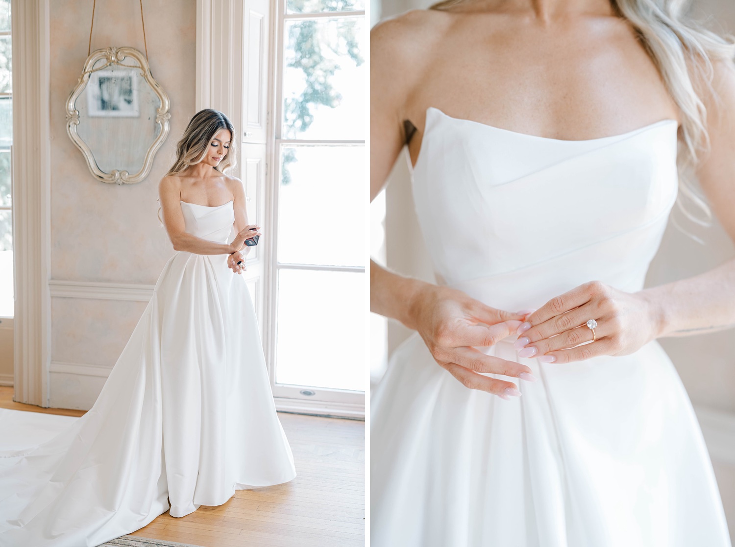 Bride Getting Ready at Glen Foerd Mansion