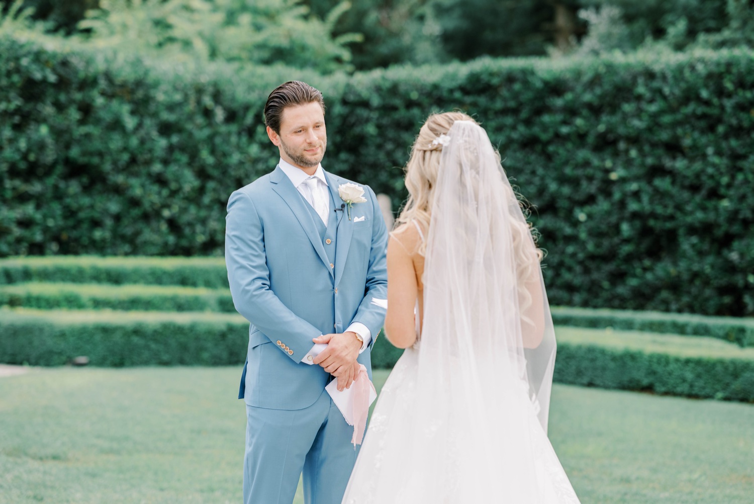 Groom and Bride First Look