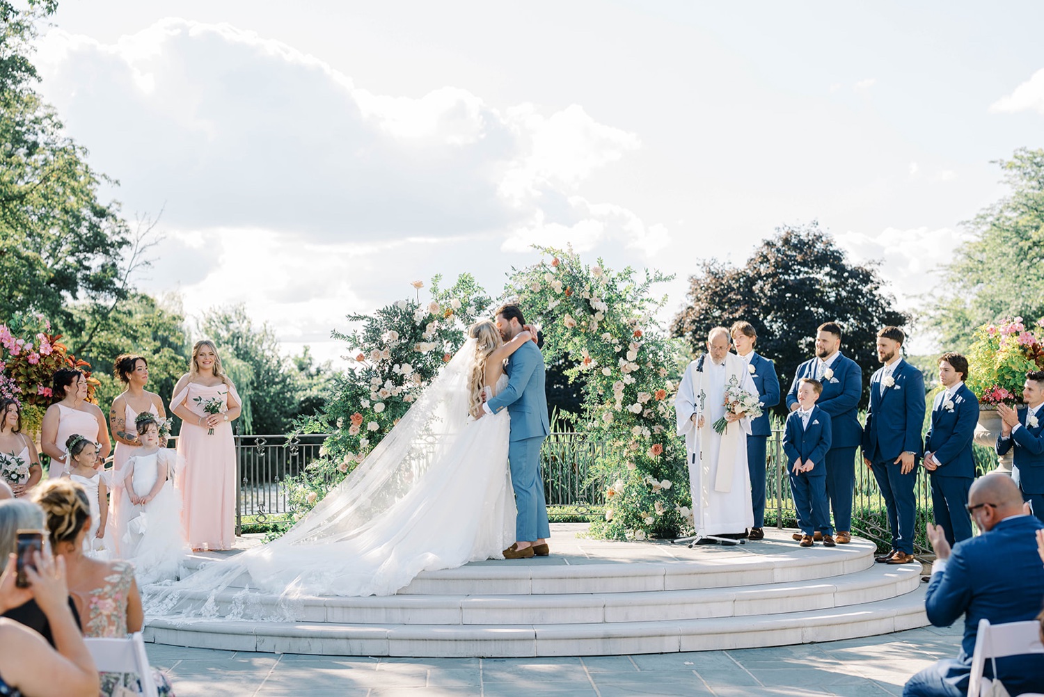 Outdoor Garden Wedding Ceremony