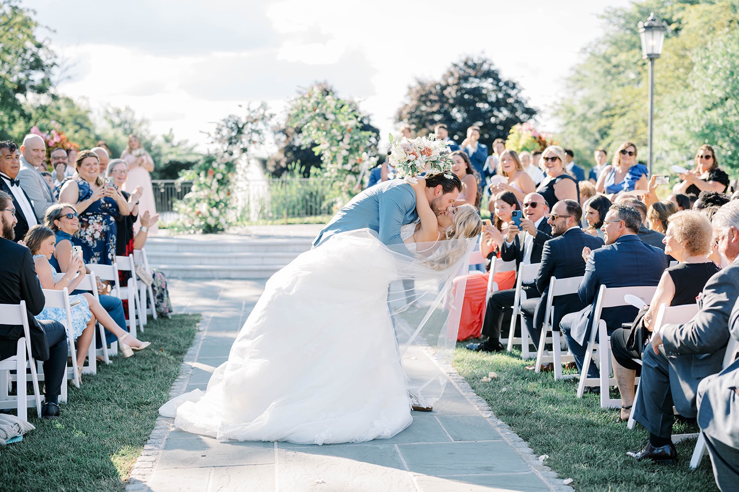 Outdoor Garden Wedding Ceremony