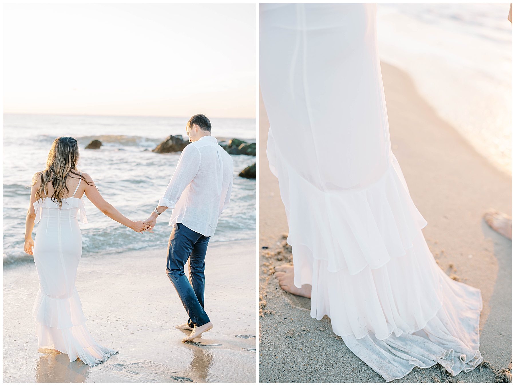 Spring Lake NJ Beach Engagement Photos