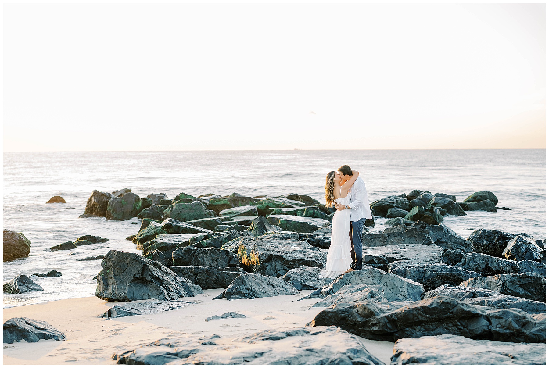 Spring Lake NJ Beach Engagement Photos