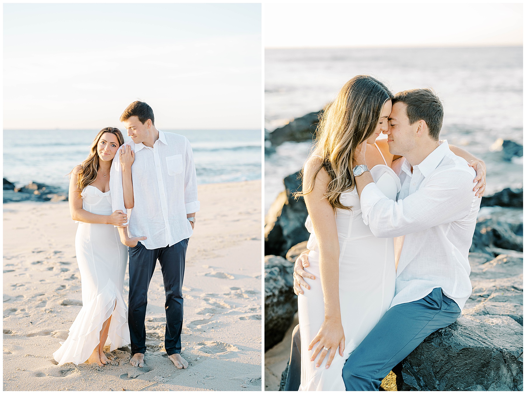 Spring Lake NJ Beach Engagement Photos