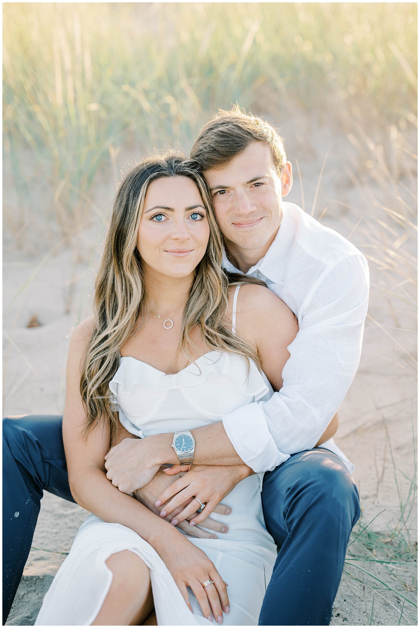 New Jersey Beach Engagement Photos