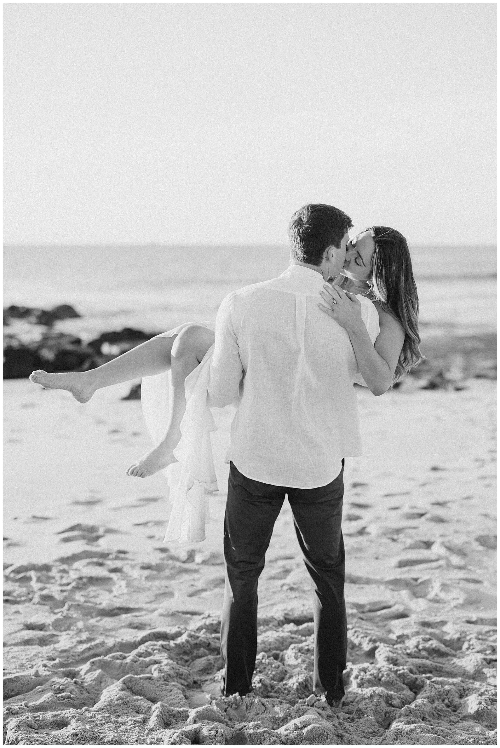 Spring Lake NJ Beach Engagement Photos