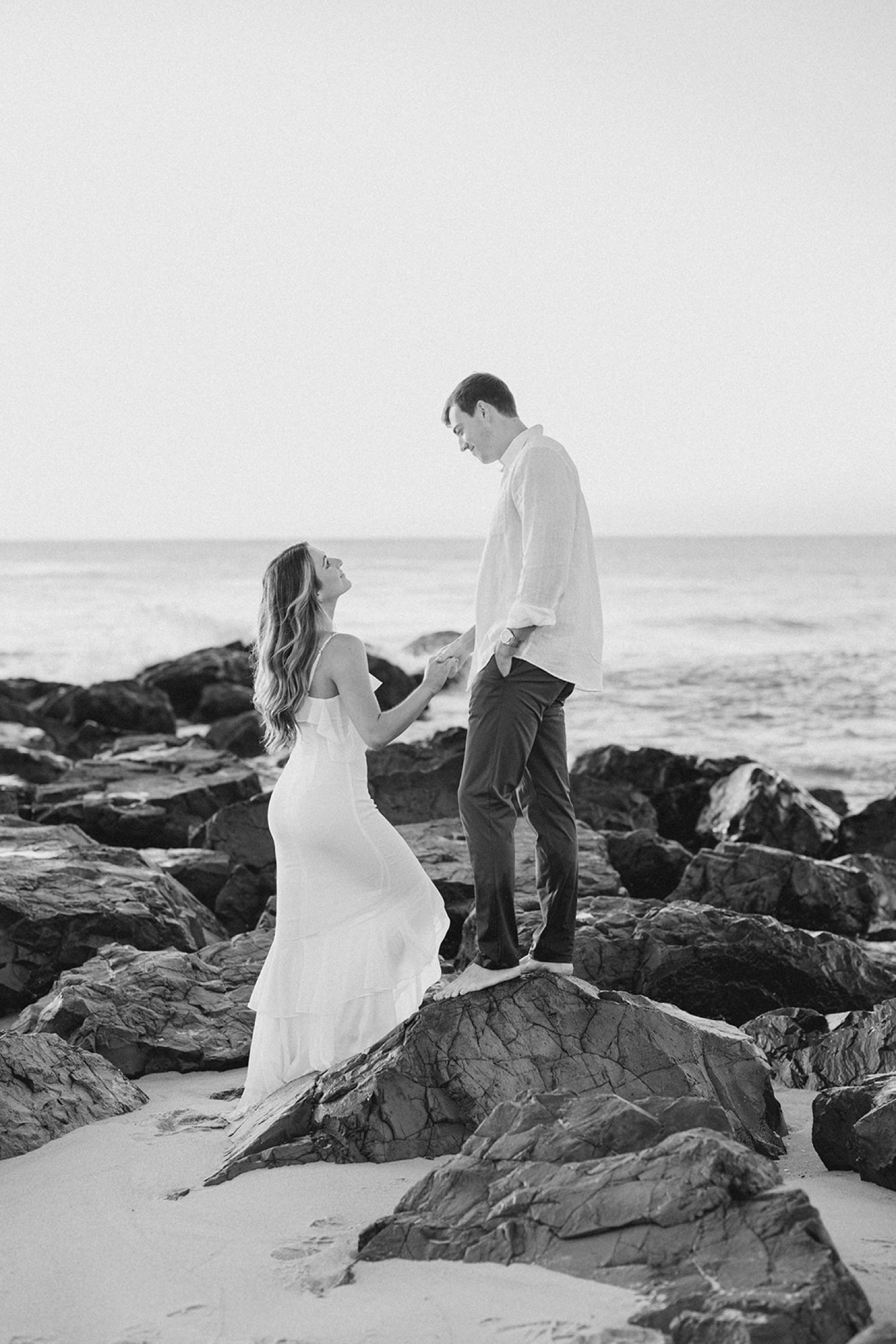 Spring Lake NJ Beach Engagement Photos