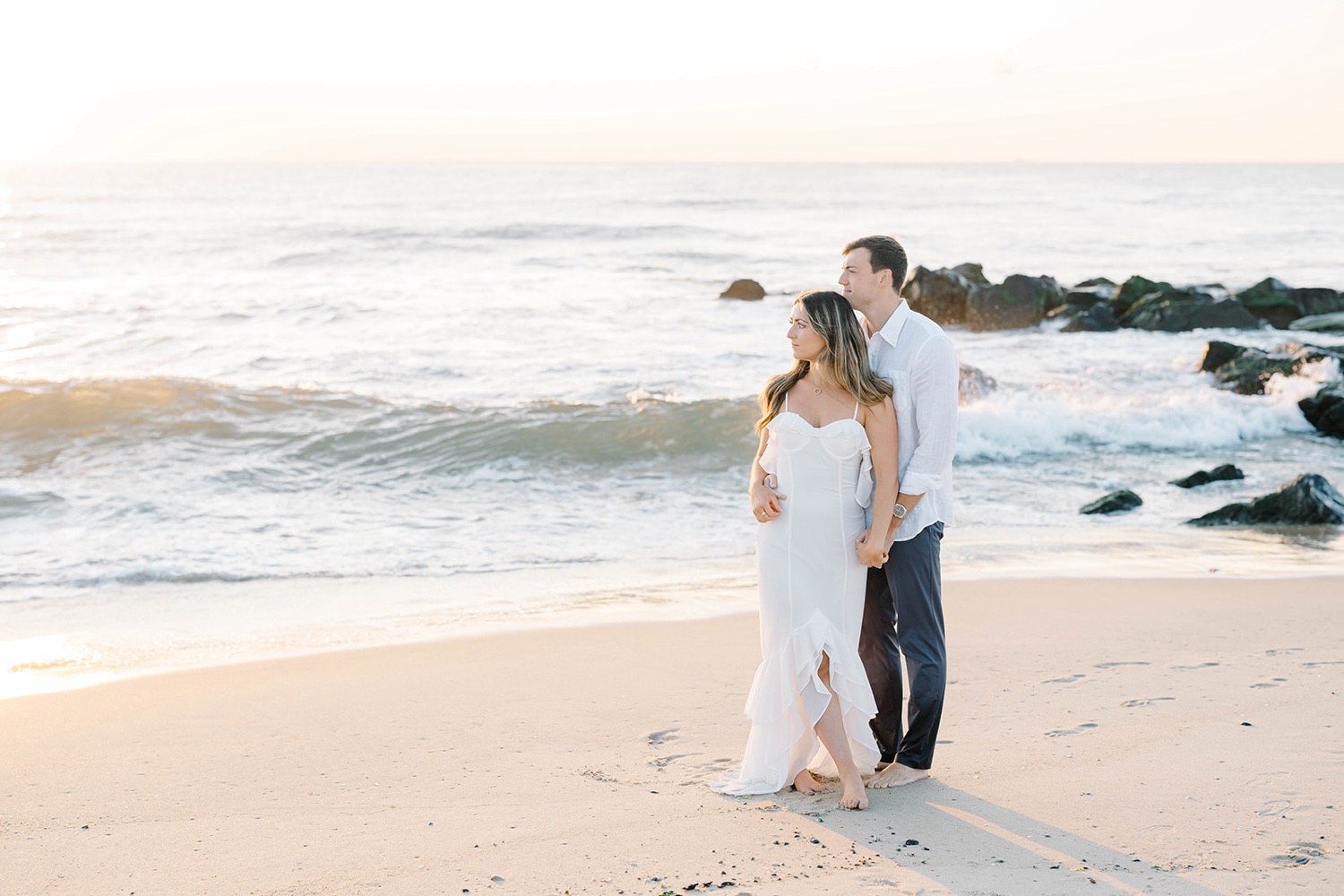 Spring Lake NJ Beach Engagement Photos