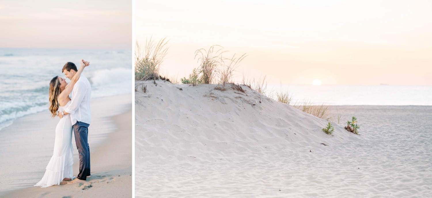 Spring Lake NJ Beach Engagement Photos