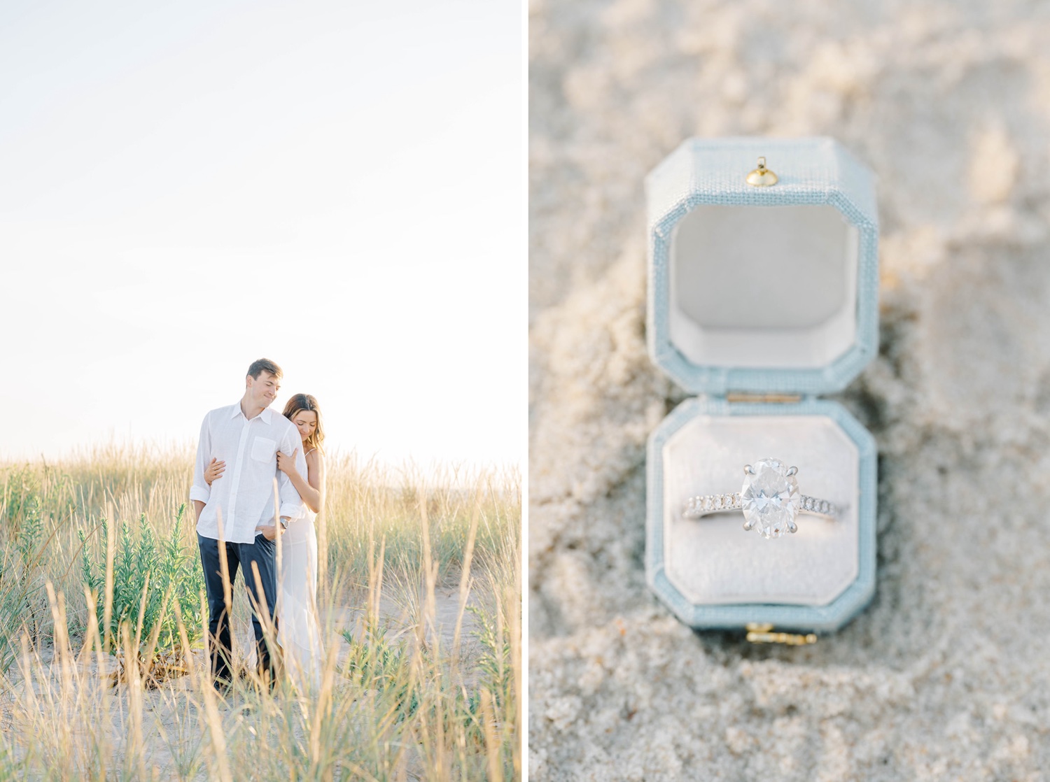 Spring Lake NJ Beach Engagement Photos