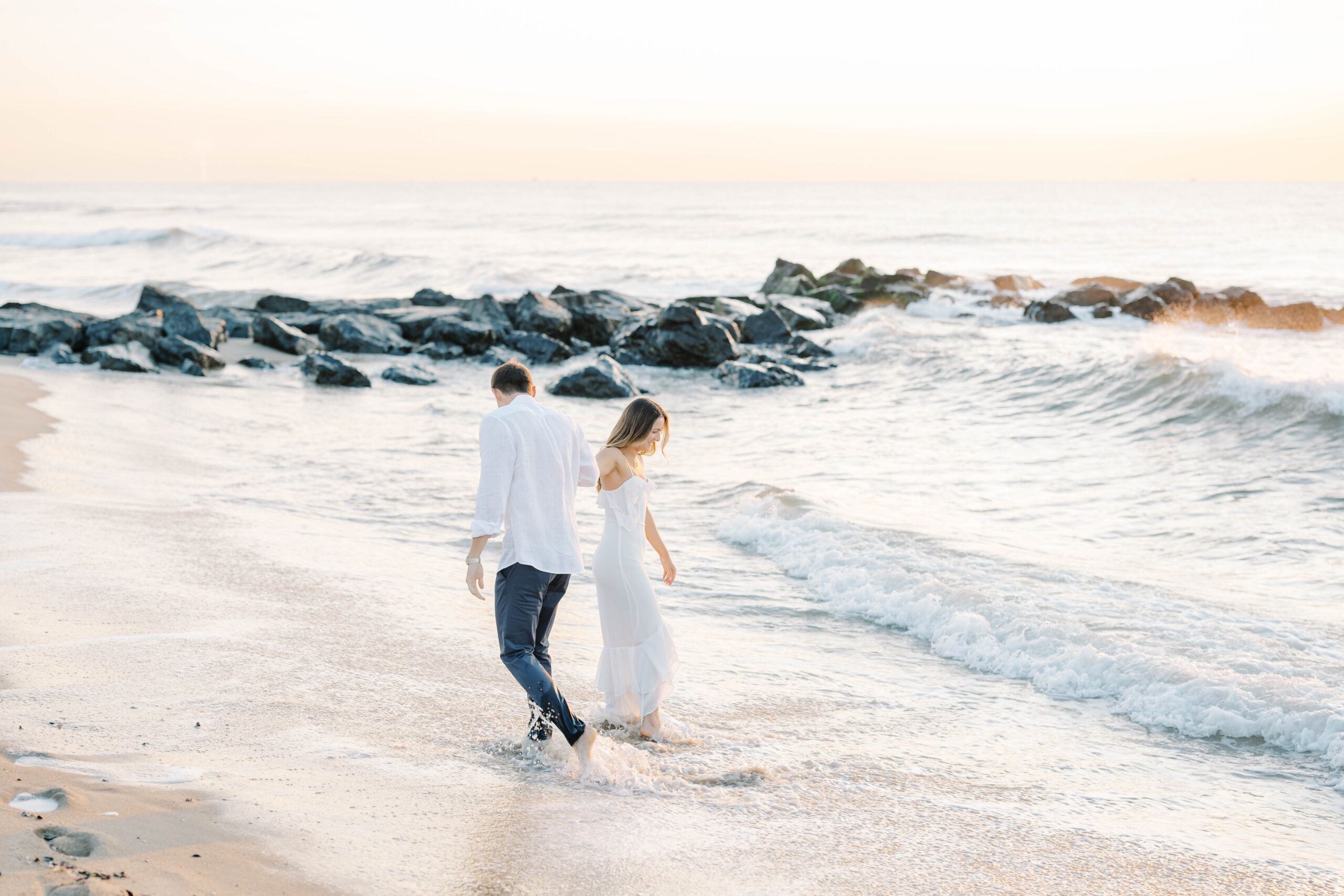 Spring Lake NJ Beach Engagement Photos