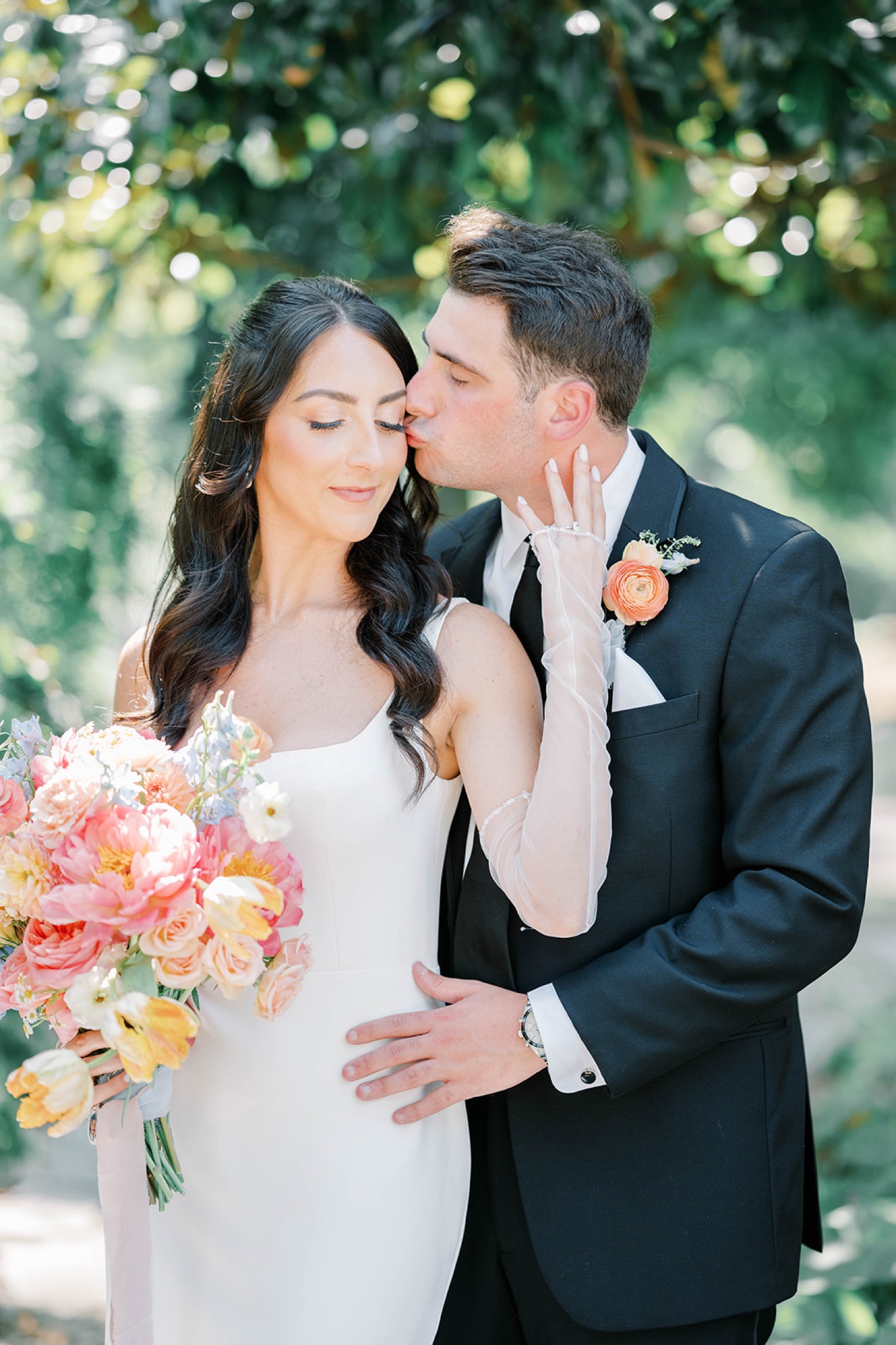 Bride & Groom Portraits at Glen Foerd Mansion