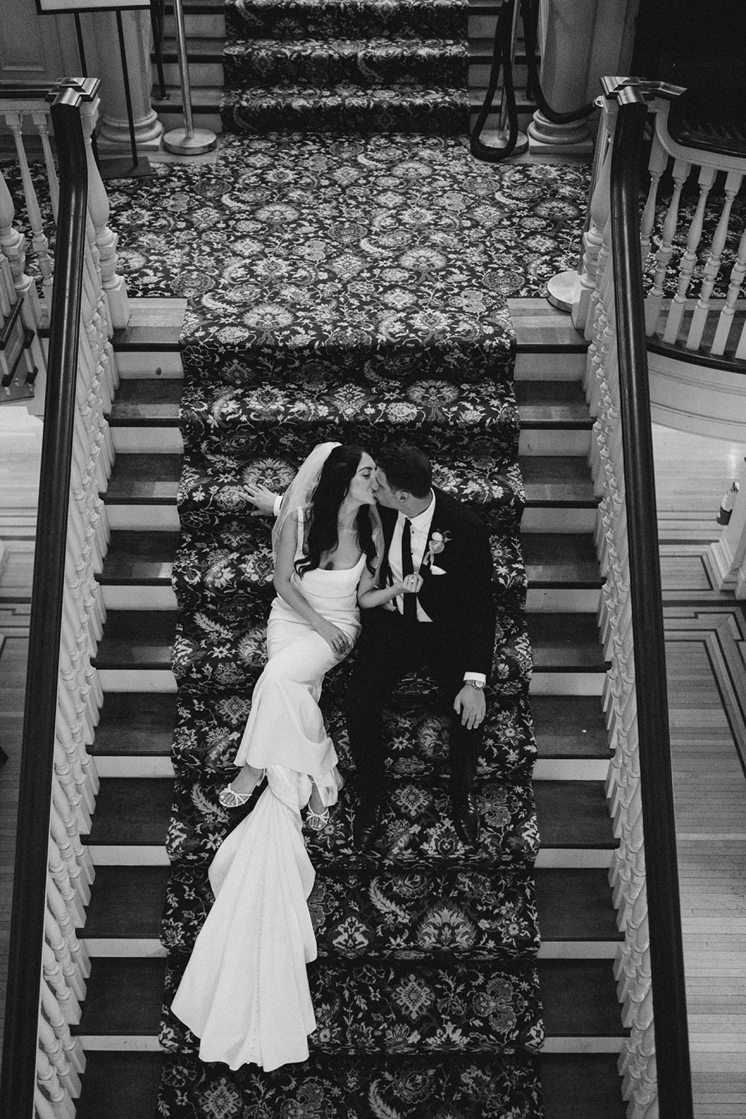 Bride & Groom Portraits at Glen Foerd Mansion