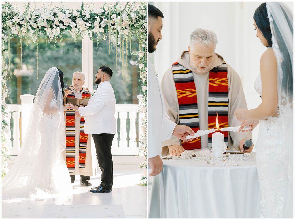 Indoor Wedding Ceremony at the Crystal Plaza New Jersey