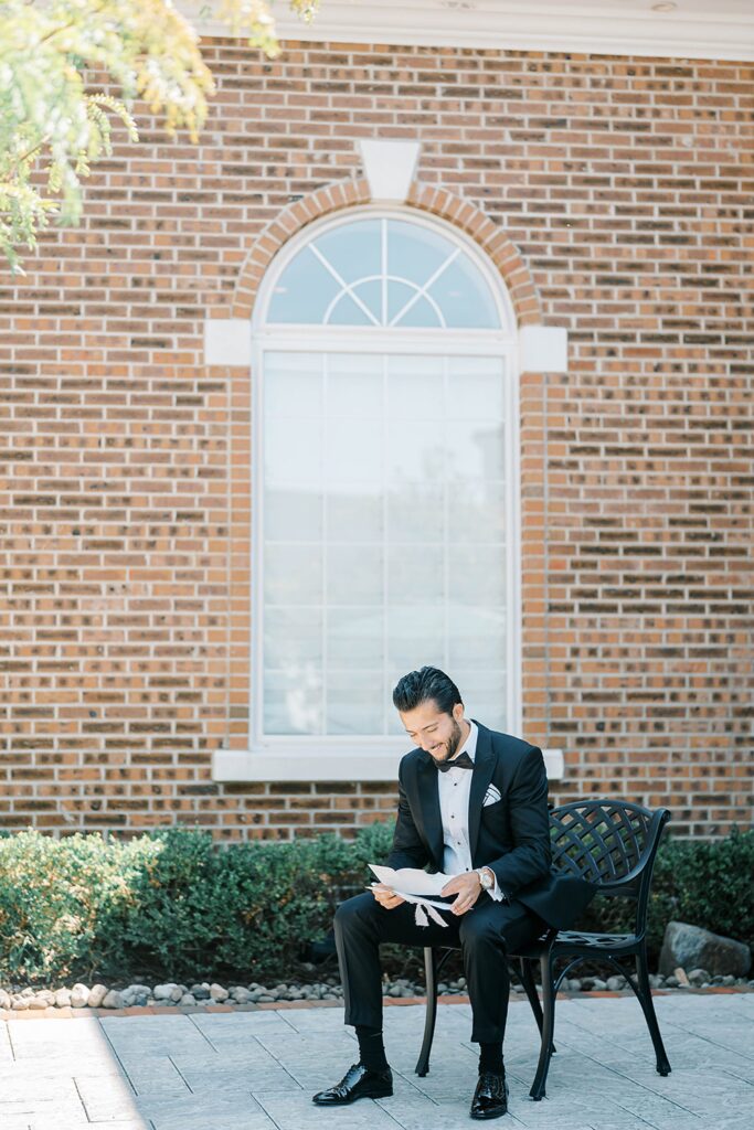 Groom Getting Ready at the Rockleigh New Jersey