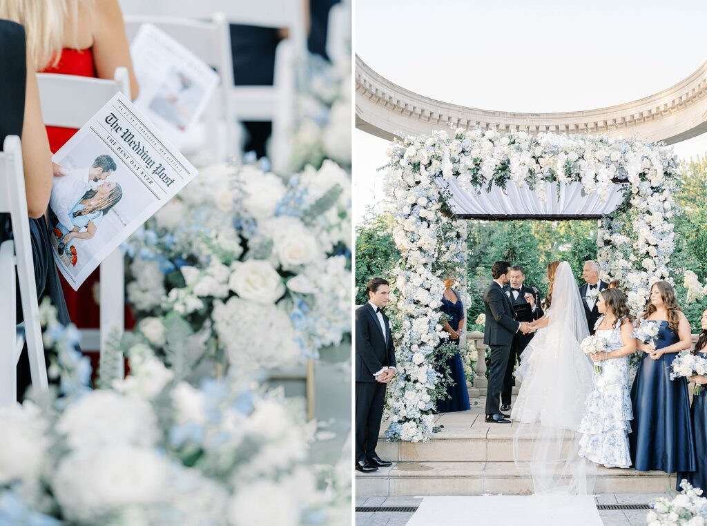 Wedding Ceremony at the Rockleigh New Jersey