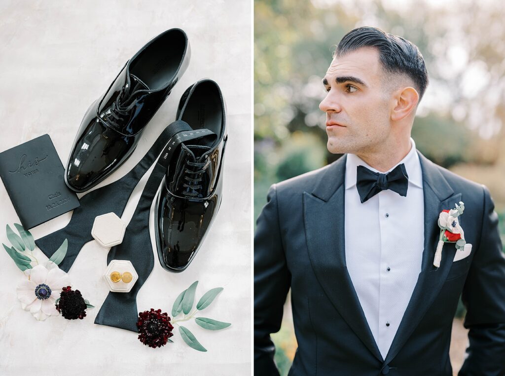 Groom Getting Ready at Greenville Country Club