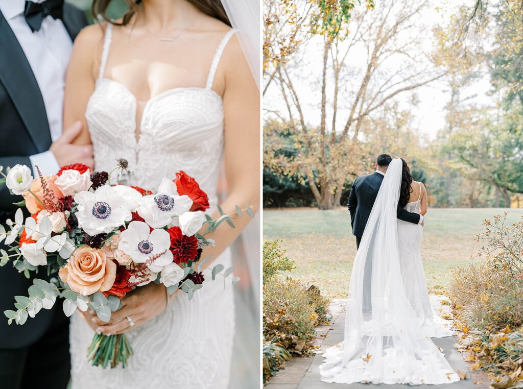 Bride and Groom Portraits at Greenville Country Club