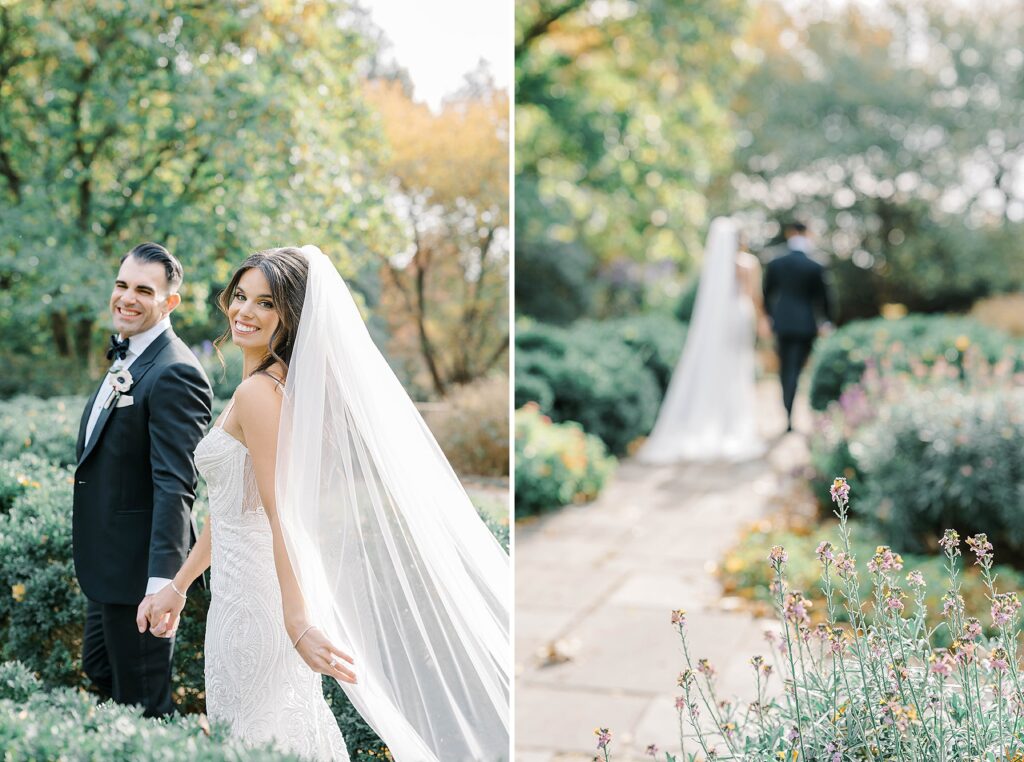Bride and Groom Portraits at Greenville Country Club