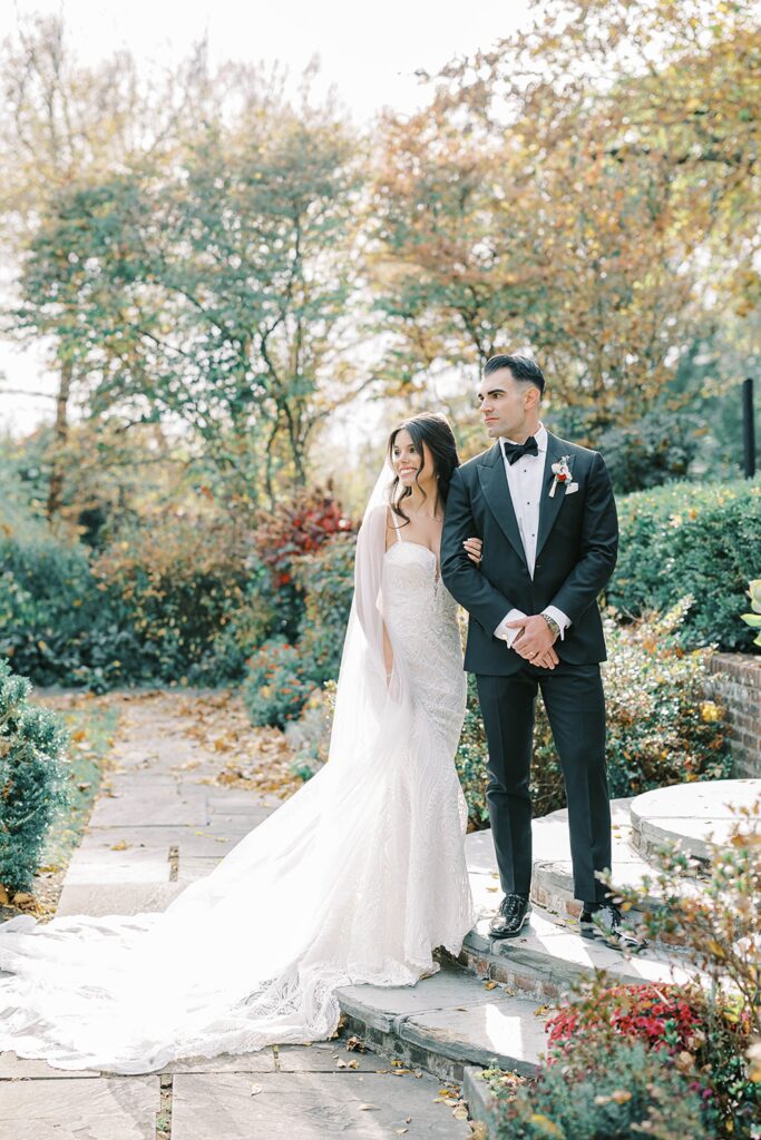 Bride and Groom Portraits at Greenville Country Club