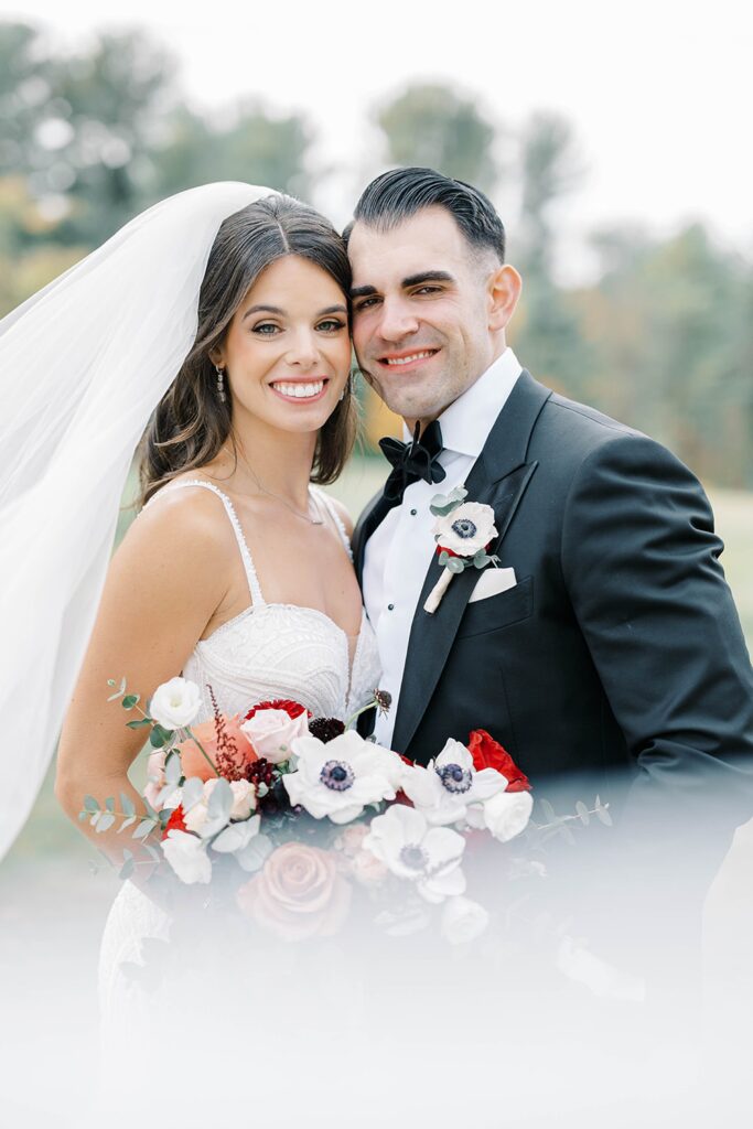 Bride and Groom Portraits at Greenville Country Club
