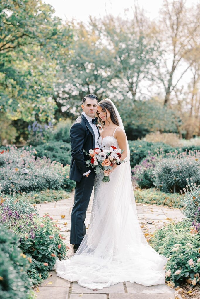 Bride and Groom Portraits at Greenville Country Club